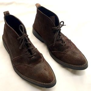 MOMA Brown Suede Boot Euro Size 40.5 US Size 7.5
